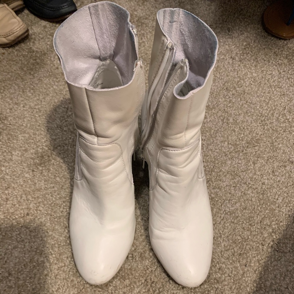 White Steven Madden Boots